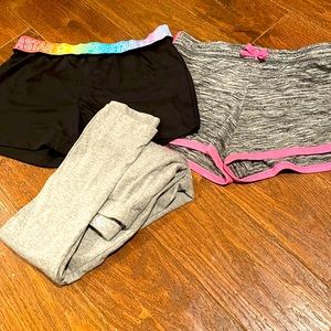 10/12 girls bundle shorts and leggings